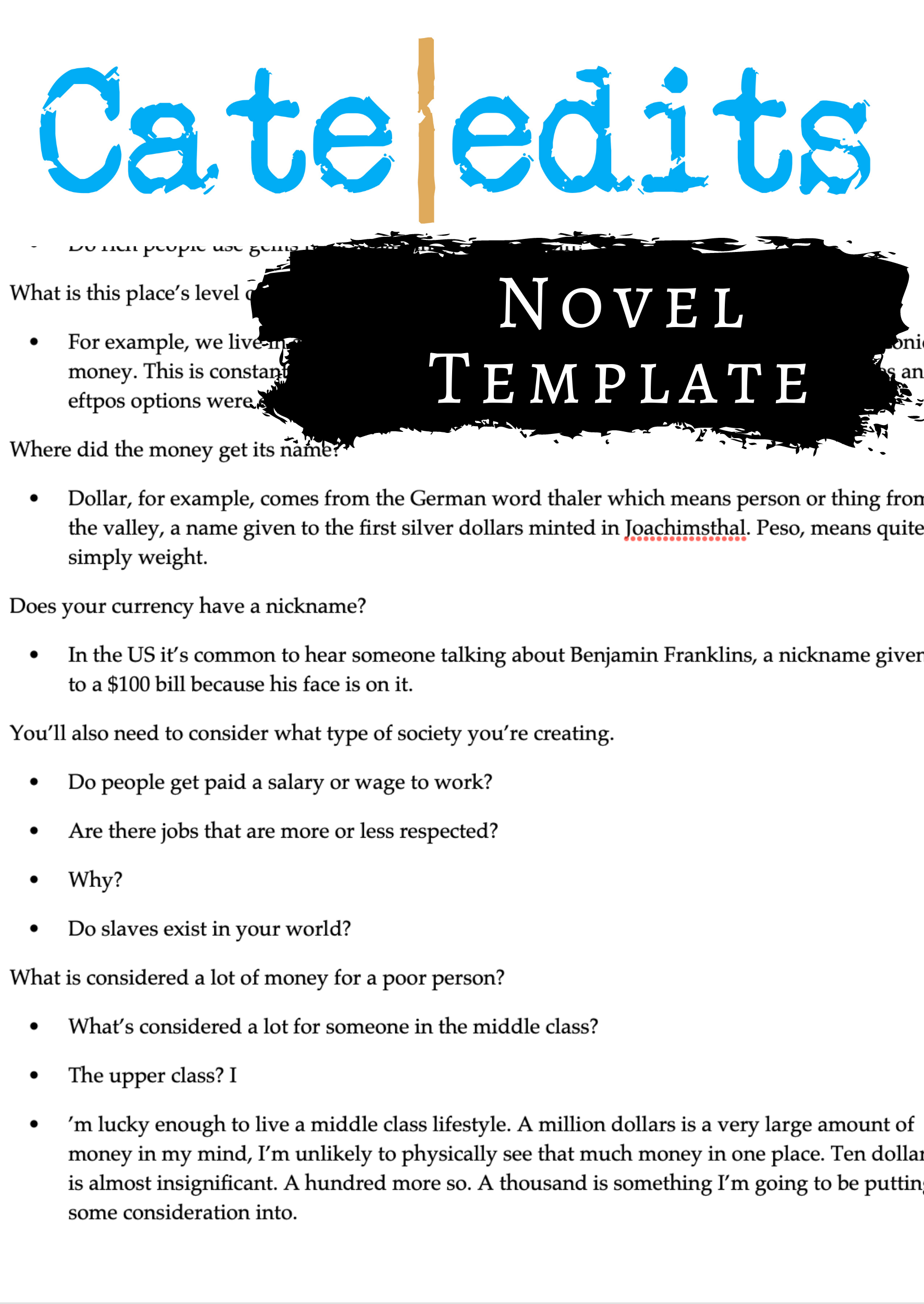 Scrivener Novel Template (BONUS: Story Bible)